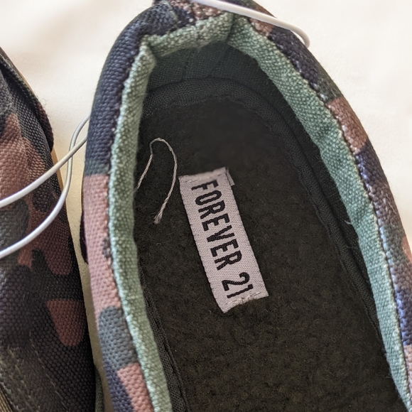 Forever 21 Camouflage Slip-On Sneakers - Picture 5 of 7